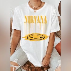 Oversized Nirvana Drip T Shirt